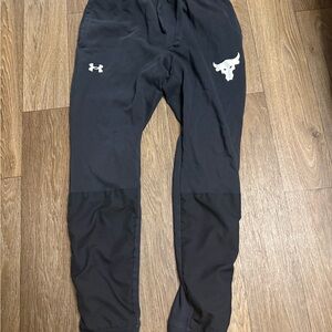 Under Armour Project Rock Black and Gray Joggers